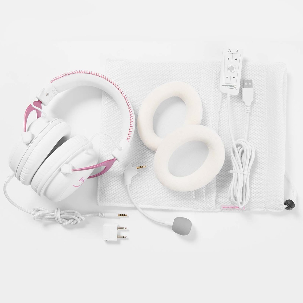 Hyperx cloud discount ii white pink